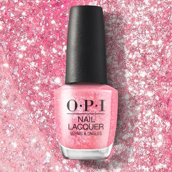 OPI Nail Lacquer Pixel Dust 15ml Rosa