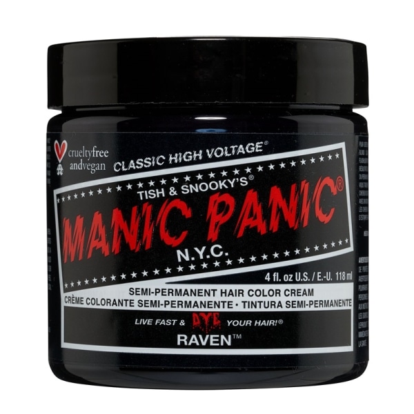 Manic Panic Classic Cream Raven Svart