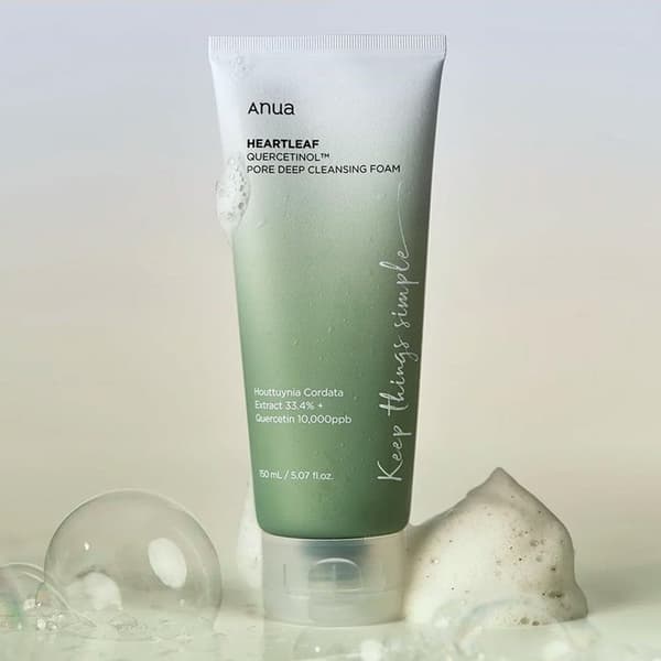 Anua Heartleaf Quercetinol Pore Deep Cleansing Foam 150ml Vit