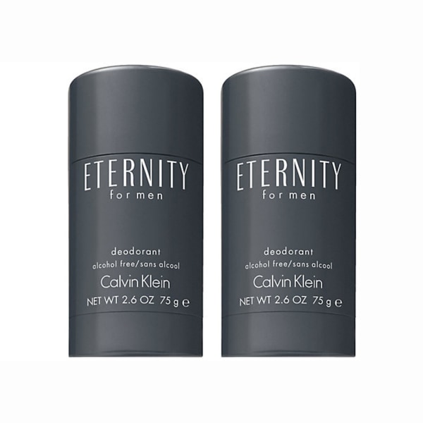 2-pack Calvin Klein Eternity For Men Deostick 75ml Transparent