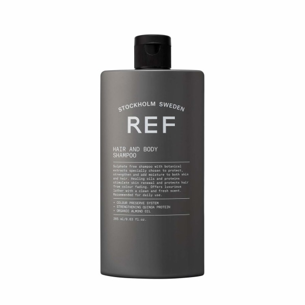 REF Hair & Body Shampoo 285ml grå