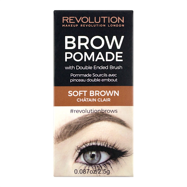 Makeup Revolution Brow Pomade - Soft Brown Brun