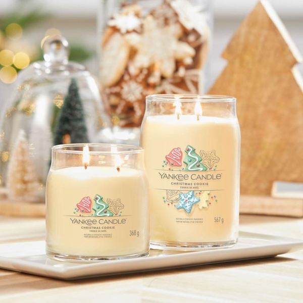 Yankee Candle Signature Medium Jar Christmas Cookie 368g Beige