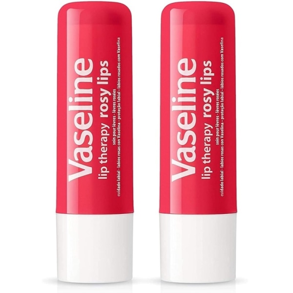Vaseline Lip Care Rosy Lips 2 x 4.8g Pink