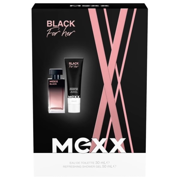 Giftset Mexx Black Woman Edt 30ml + Shower Gel 50ml Black