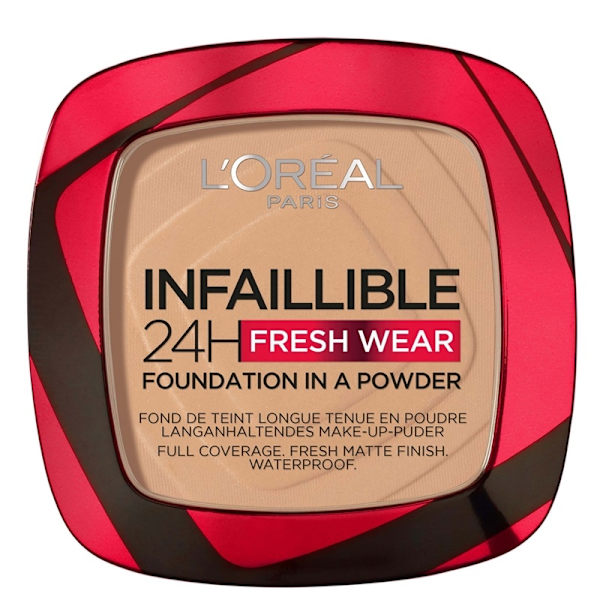 L'Oreal Infaillible 24h Fresh Wear Powder Foundation Golden Beige 140 Beige