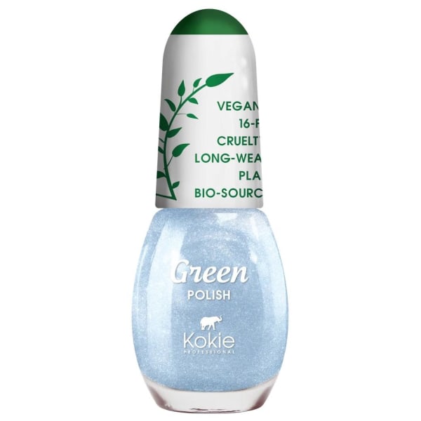 Kokie Green Nail Polish - Glass Slipper Blue