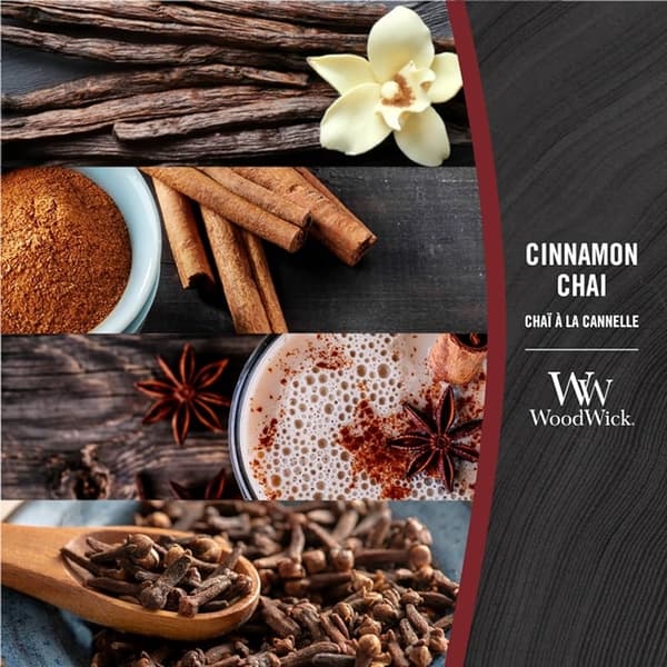 WoodWick Medium - Cinnamon Chai Transparent