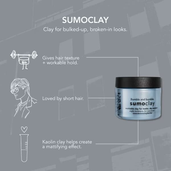 Bumble and bumble Sumoclay Matte Clay 50ml Grey