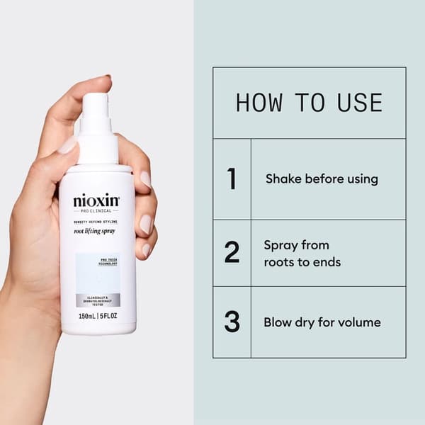 Nioxin Density Defend Styling Root Lifting Spray 150ml Vit