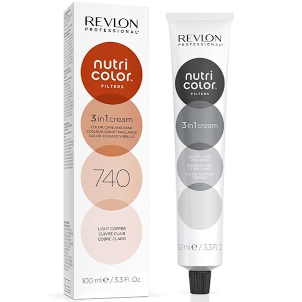 Revlon Nutri Color 740 Light Copper 100ml Red