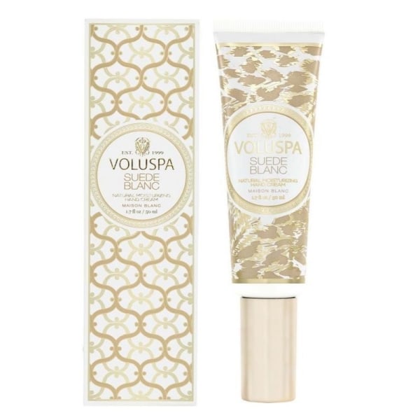 Voluspa Suede Blanc Hand Cream 50ml Transparent