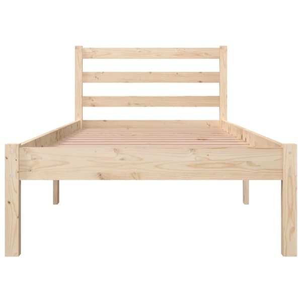 Sängram massivt trä 75x190 cm