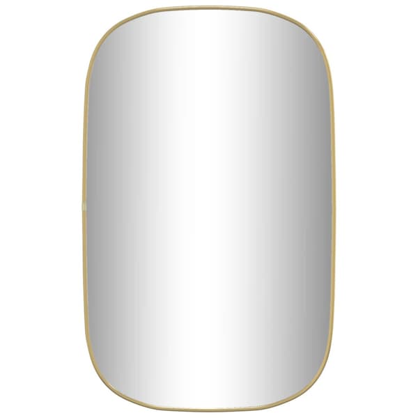 Väggspegel guld 80x50 cm