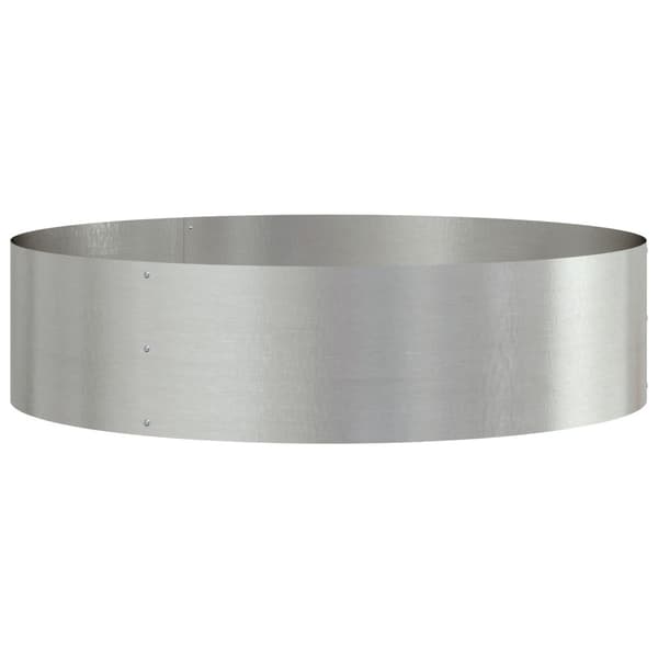 Krukring Silver 80 x 80 x 20 cm Rostfritt stål