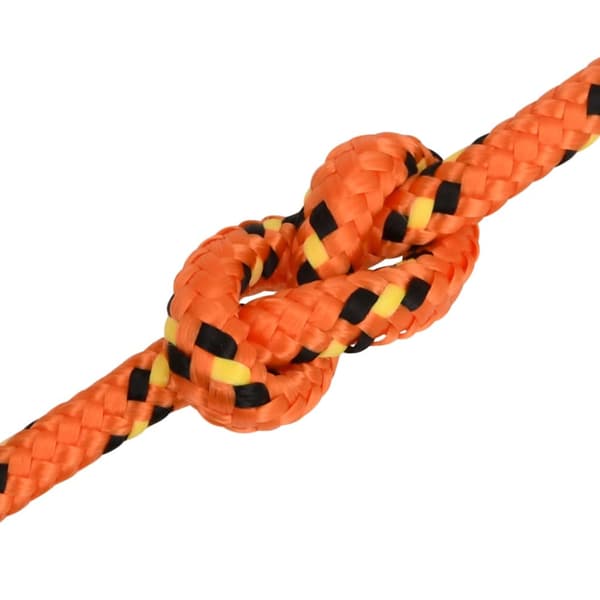Båtlina orange 6 mm 100 m polypropylen