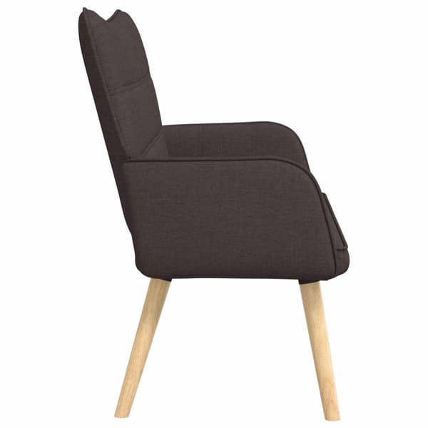 Tvåsitssoffa Mörkbrun 115 x 61 x 87 cm tyg