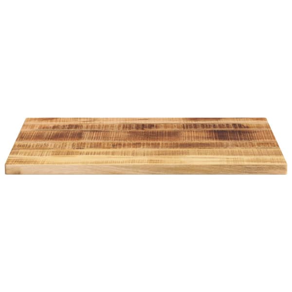 Bordsskiva 80x50x2,5 cm rektangulär massivt grovt mangoträ
