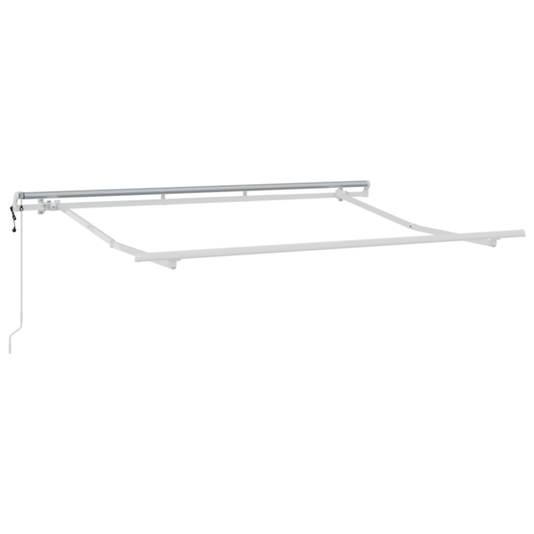 Utfällbar markis Brun 350 x 200 cm tyg