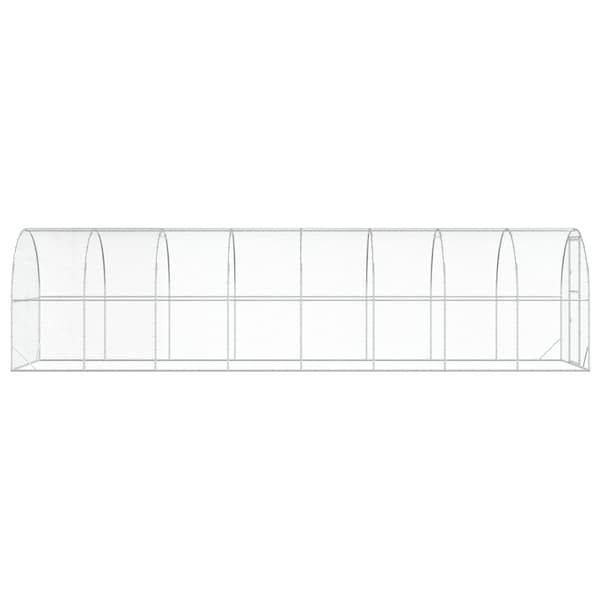 Hönsgård Silver 800 x 200 x 200 cm Galvaniserat stål