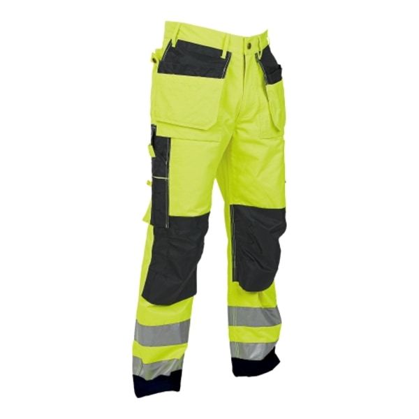 V5001 Trousers Fluorescent yellow/black