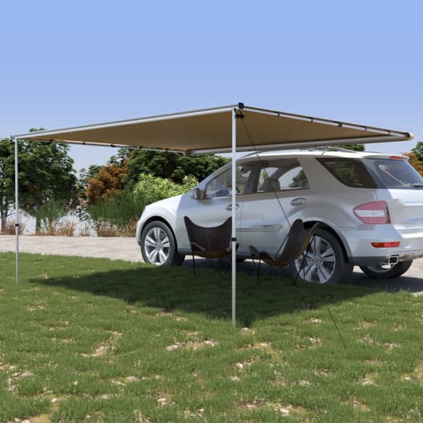 Husvagnsmarkis 4x3x2,15 m beige