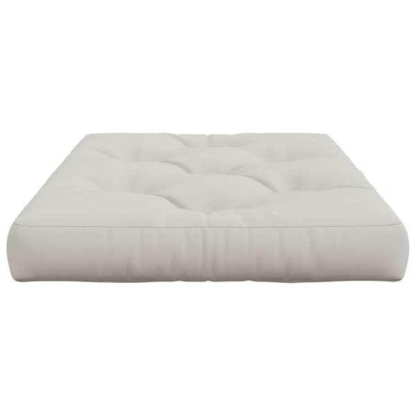 Pallkudd VIANEN 100% Polyester Vit 120 x 80 x 12 cm