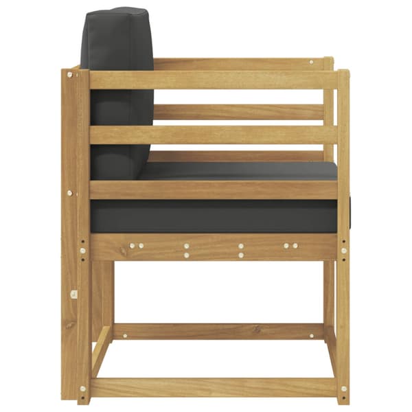 2 Stycke Utomhussoffset Polyester Vit och Antracit