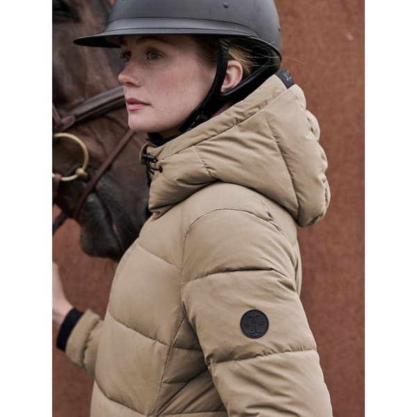 Idun Vinterjacka Beige L Valnöt