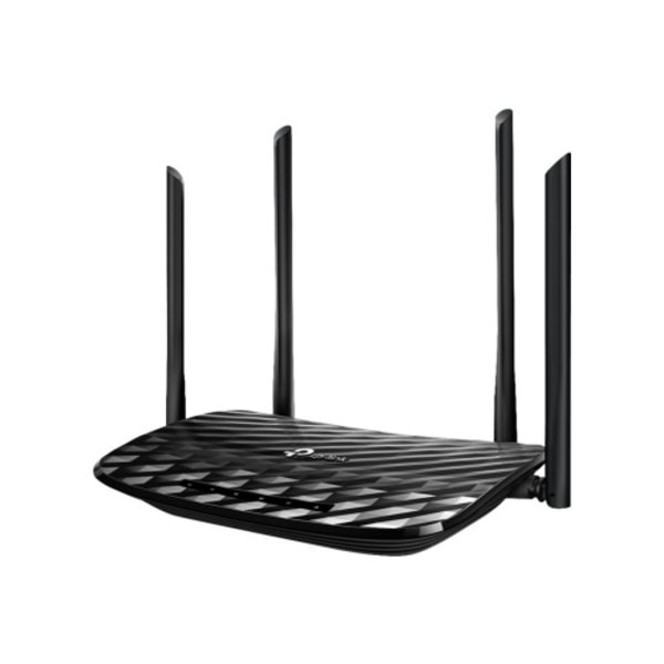 TP-Link Archer C6 - trådlös router - Wi-Fi 5 - skrivbordsmodell Vit