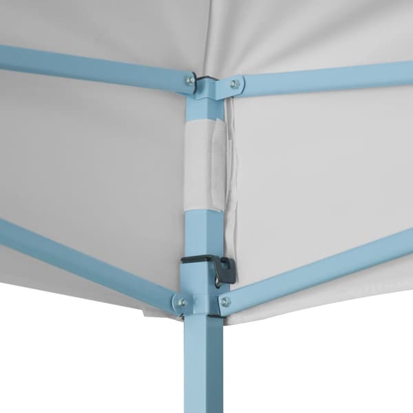 Hopfällbart partytält 3x4,5 m vit