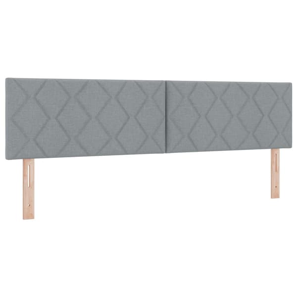 Huvudgavel Ljusgrå 180 cm tyg