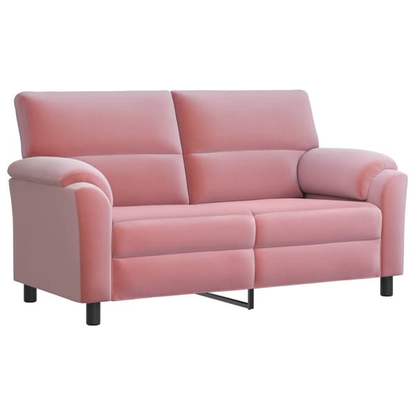 Soffset 2 st Rosa Sammet