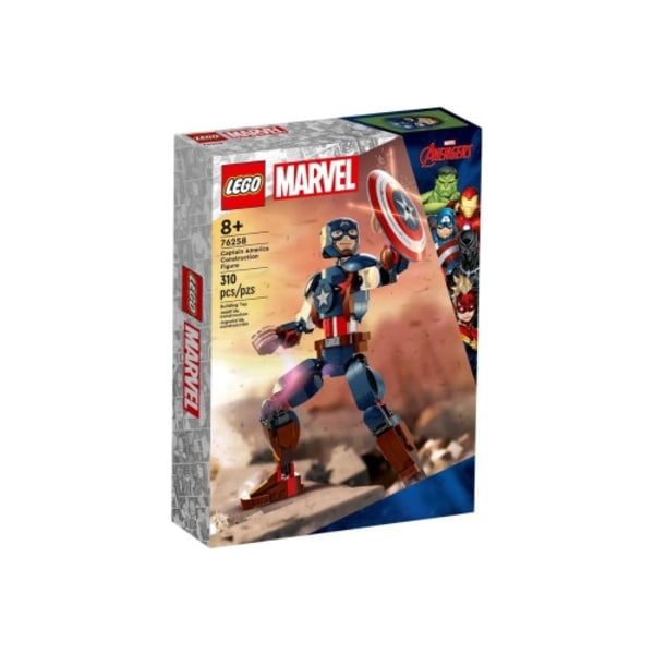 LEGO Marvel Avengers 76258 - Captain America Construction Figure - byggsats