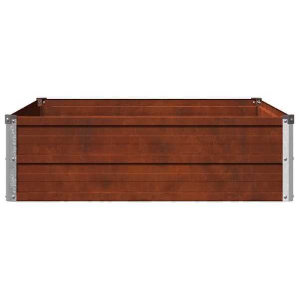 Höjd Trädgårdsbädd Rostig 100 x 80 x 24 cm corton