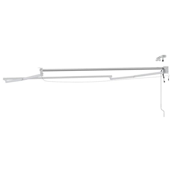 Elektrisk utdragbar markisram Vit 3,5 x 2,5 m Aluminium