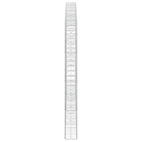Gabion med 5 mm tråd och 10x10 cm nät 350x20x200 cm