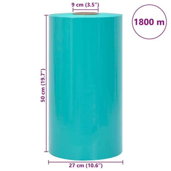 Sträckfilm för lantbruk grön 25 μm 50 cm x 1800 m