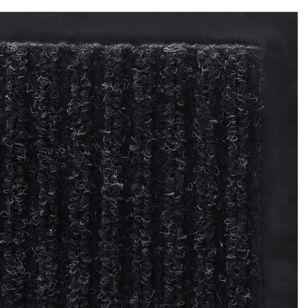 Dörrmatta svart 90 x 120 cm PVC