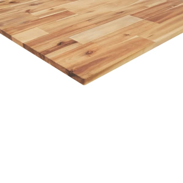 Bordsskiva rektangulär 120x40x2 cm massivt akaciaträ