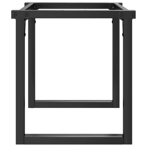 Bordsben för soffbord O-ram 80x40x43 cm stål