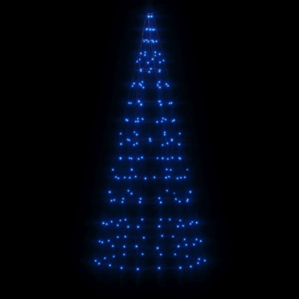 LED julgran 200 LED blå 180 cm