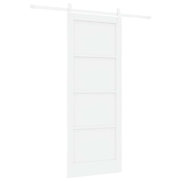 Skjutdörr ORKDAL 83 x 211 cm Konstruerat trä Vit