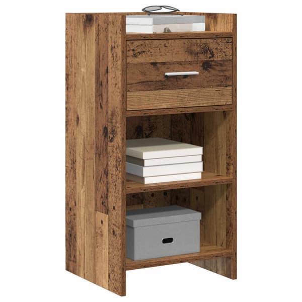 Sideboard Gammalt trä 40 x 36 x 80 cm Konstruerat trä