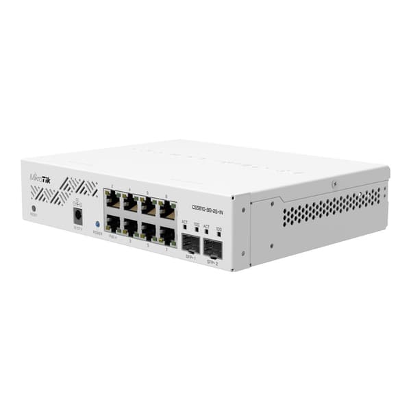 MikroTik Cloud Smart Switch CSS610-8G-2S+IN - switch - 10 portar - smart - rackmonterbar