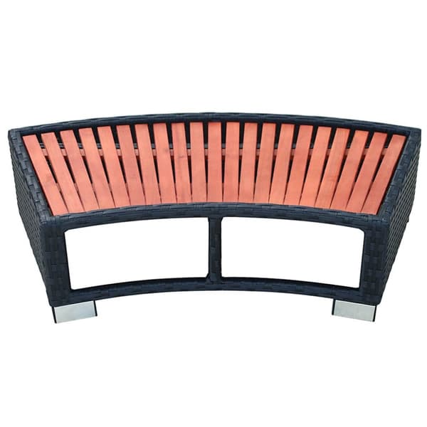 Spatrappa konstrotting 92x45x25 cm svart