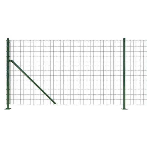 Stängsel med stolpsko grön 0,8x25 m