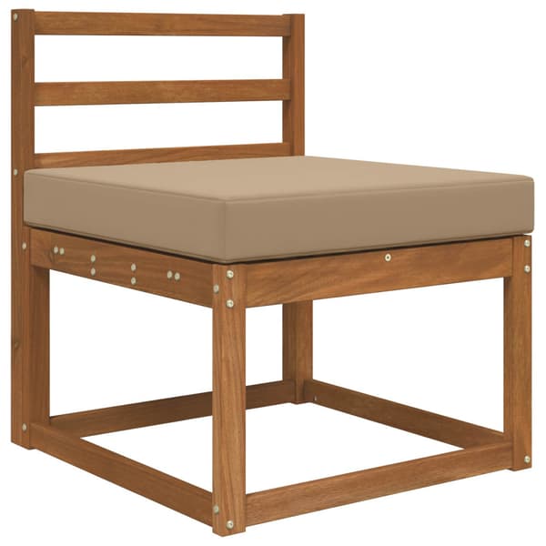 Utomhus Soffa Kudde Taupe 60 x 60 x 8 cm Polyester