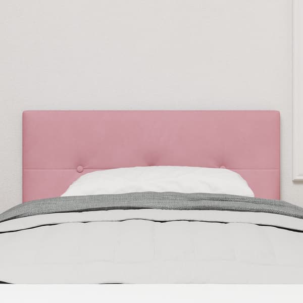 Huvudgavel Rosa 100 cm Sammet