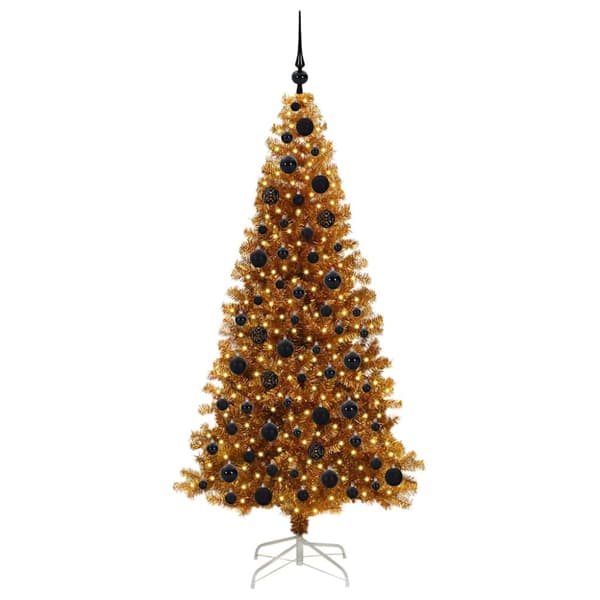 Julgran Guld 180 cm PET